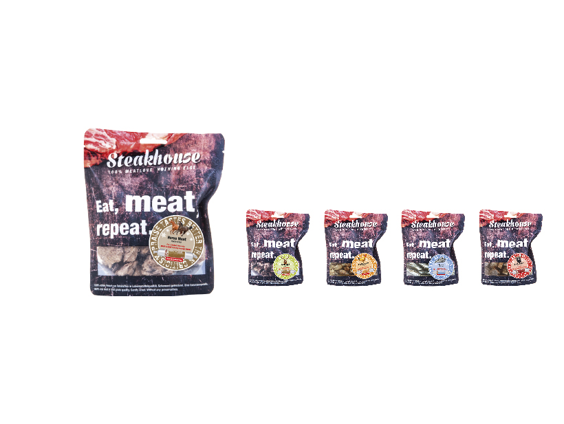 Nowość! 100% mięsa Freeze-Dried Steakhouse + MEAT & trEAT  w prezencie!