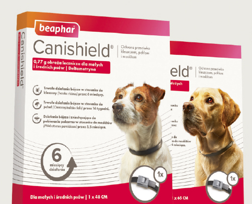 Canishield obroże z deltametryną dla psów