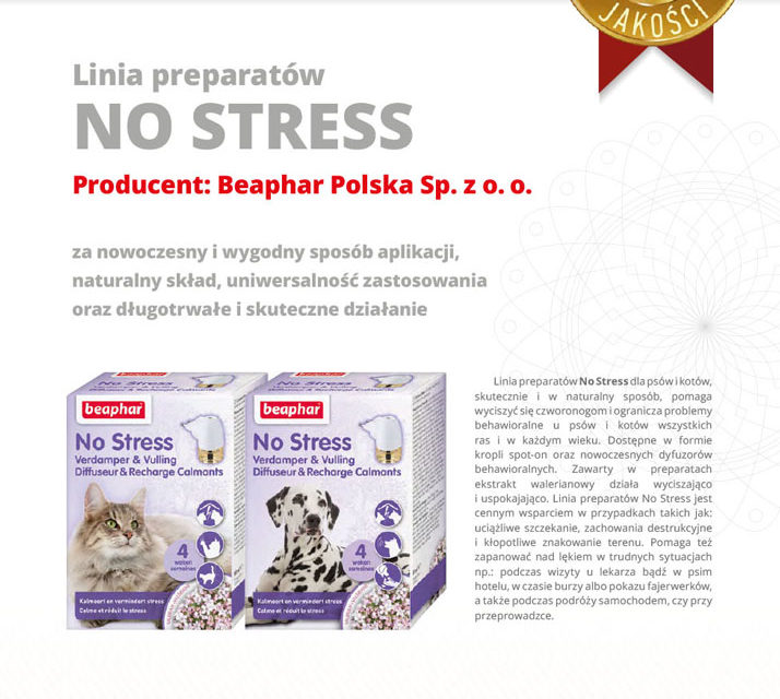Certyfikat Jakości ZooBranży otrzymuje firma Beaphar Polska!