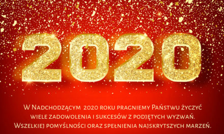 Szczęśliwego Nowego Roku 2020 roku!