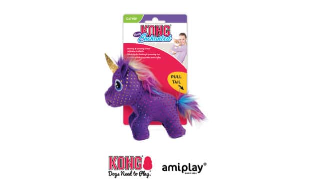 KONG Enchanted Buzzy Unicorn