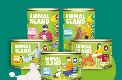 Animal Island prezentuje pyszne i aromatyczne posiłki dla dorosłych Psów wszystkich ras