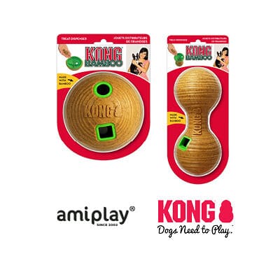 KONG Bamboo Feeder – sprytne podajniki na karmę