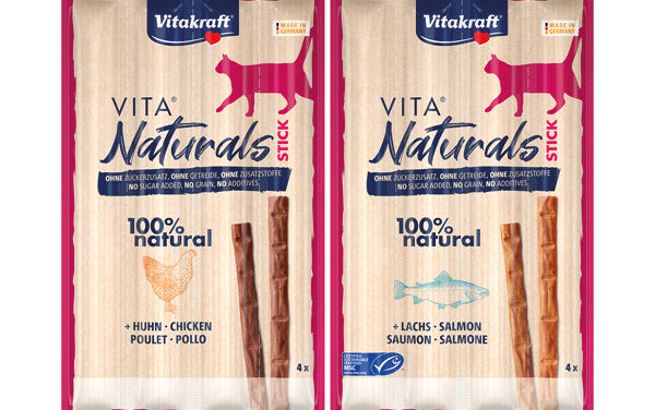Naturalne kabanosy dla kotów VITA NATURALS od Vitakraft!