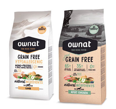 <strong>OWNAT GRAIN FREE w trzech liniach produktów<br> – w odpowiedzi na potrzeby klienta!</strong>