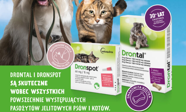 Krople i kostki Dronspot® przeciw pasożytom