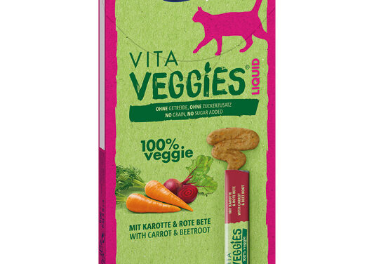 Vita Veggies® Liquid – naturalna, wegetariańska, płynna przekąska dla kotów od Vitakraft!