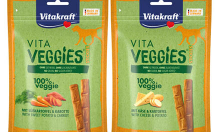Vita Veggies® Stickies – naturalna, wegetariańska przekąska dla psów od Vitakraft!