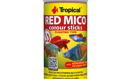 Tropical Red Mico Color Sticks – nowa, odświeżona etykieta przejrzyścieprezentuje wszystkie zalety pokarmu