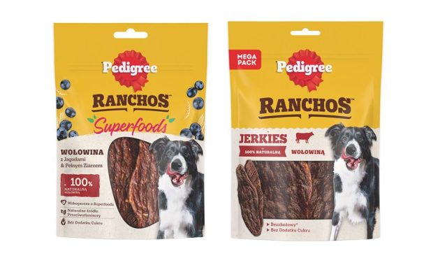 Pedigree® Ranchos™ Jerkies i Superfoods