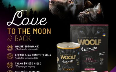 Woolf  – Love to the moon & back. Premiera wyjątkowych karm dla psów i kotów