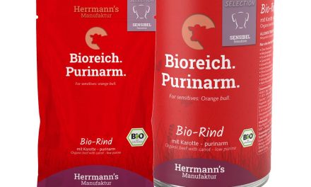 Herrmann’s Manufaktur Sensitive Bio-Rind Purinarm – Bio wołowina z marchewką – karma o niskiej zawartości puryn