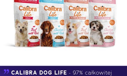 CALIBRA DOG LIFE – monobiałkowa karma w saszetkach dla psów.