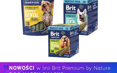 NOWOŚCI w linii Brit Premium by Nature Dog Happy Snacks!