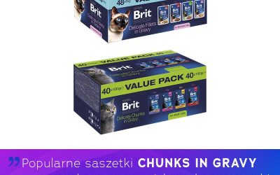 Brit Premium by Nature Cat – saszetki 85 g i 100 g w nowych, większych zestawach